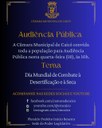 Audiência Pública debaterá combate à desertificação e manutenção da sustentabilidade econômica local Audiência Pública debaterá combate à desertificação e manutenção da sustentabilidade econômica local