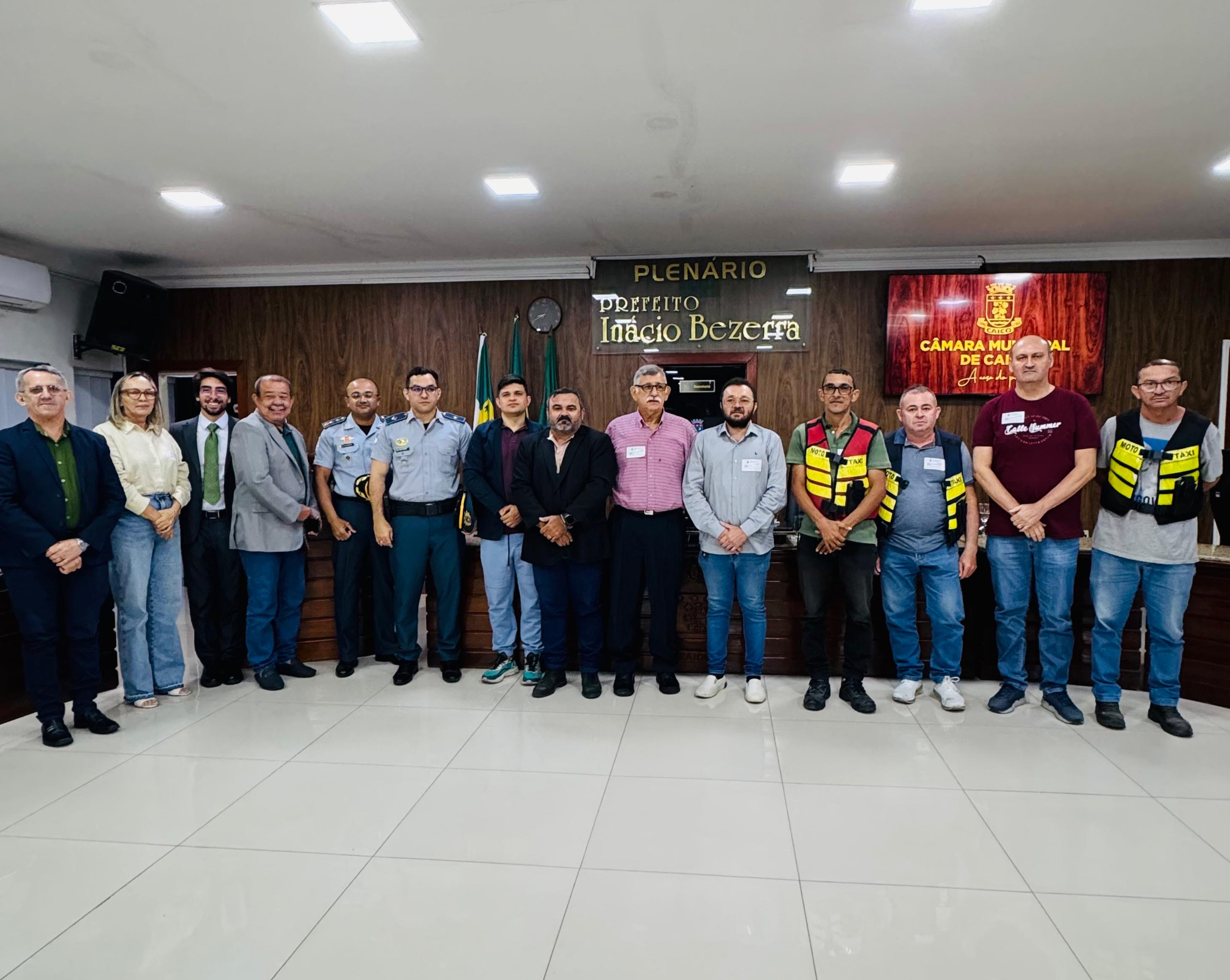 Câmara Municipal de Caicó promove Audiência Pública para debater regulamentação do serviço de mototáxi no município