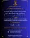 Câmara Municipal de Caicó promoverá Audiência Pública alusiva à campanha Agosto Lilás na próxima terça-feira (26)