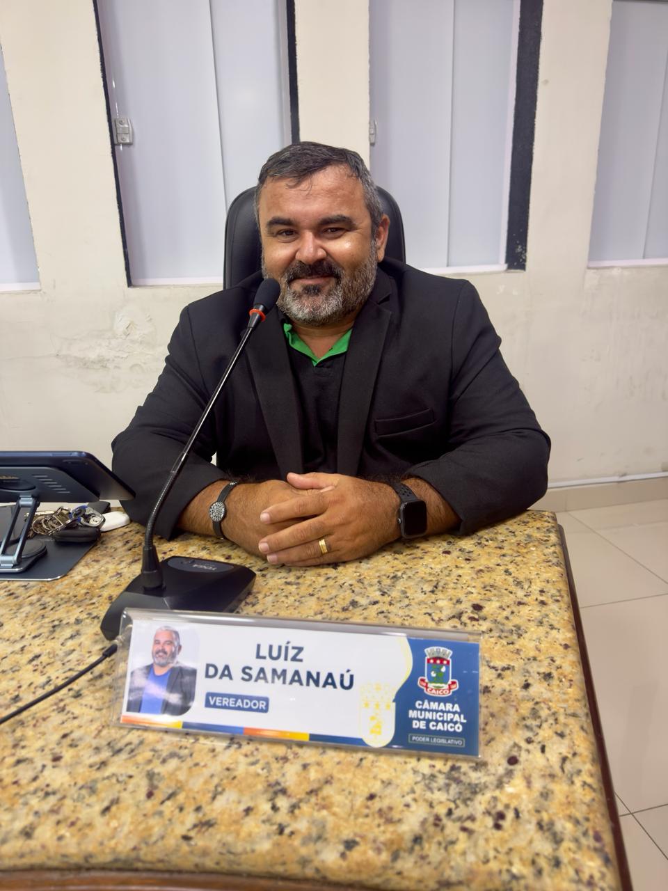Luiz da Samanaú propõe realização da Festa do Padroeiro do Sabugi com corrida e torneio esportivo