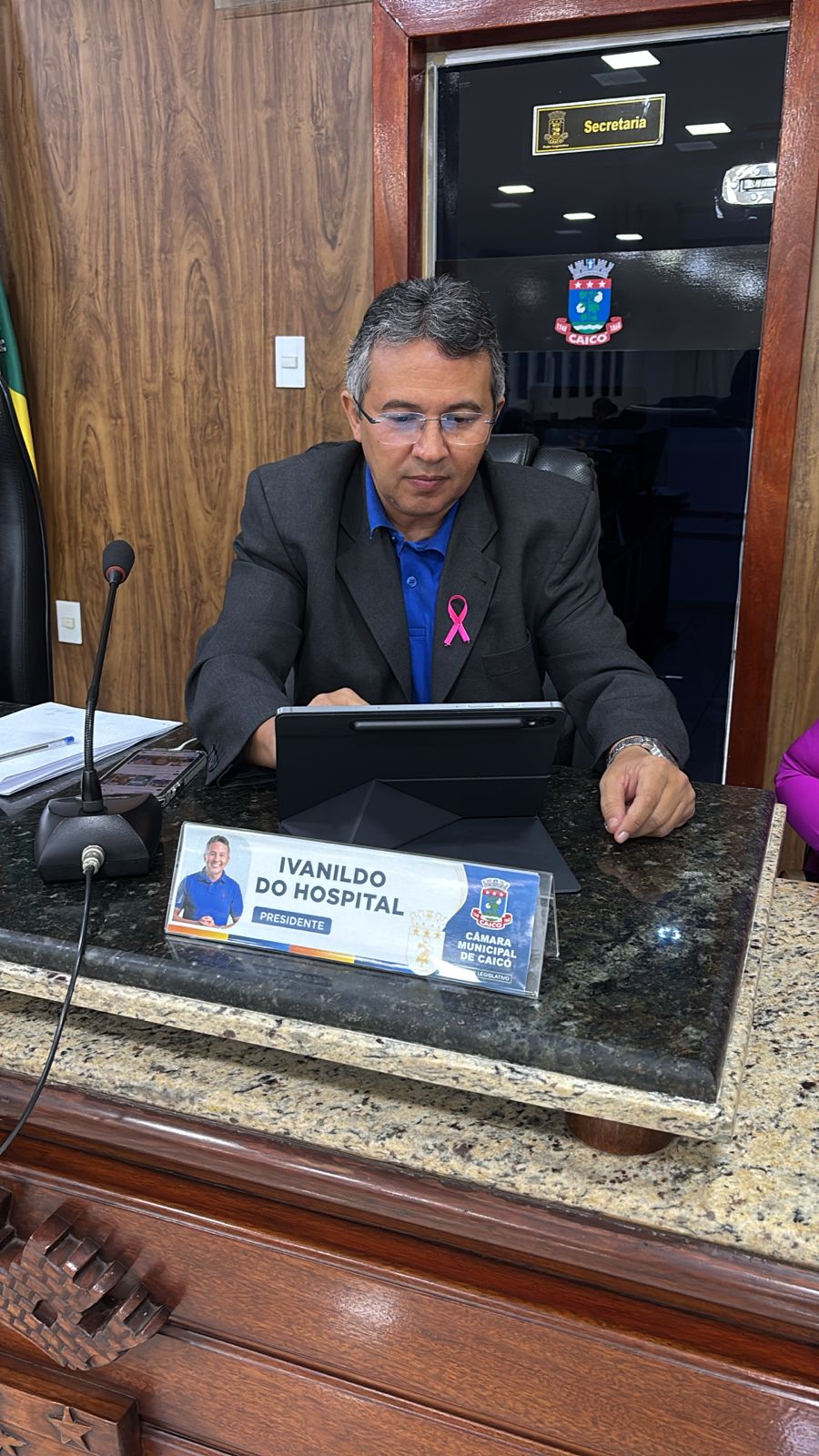 Presidente Ivanildo do Hospital propõe curso gratuito de Libras para a população de Caicó