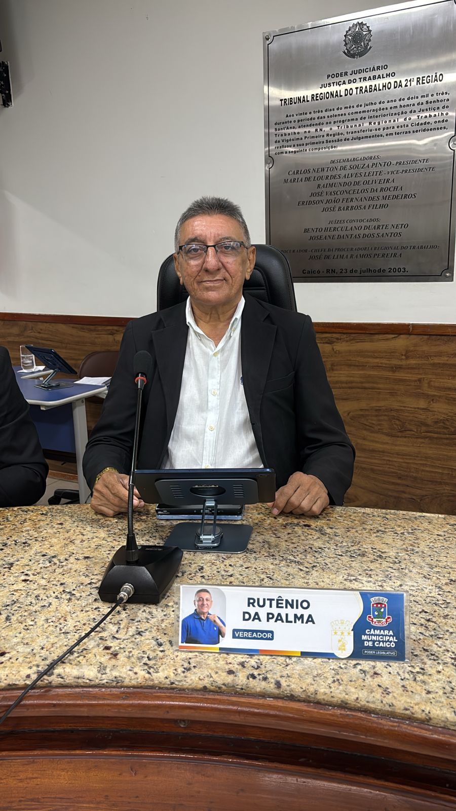 Rutênio da Palma pleiteia reforço estrutural para o Hemocentro de Caicó