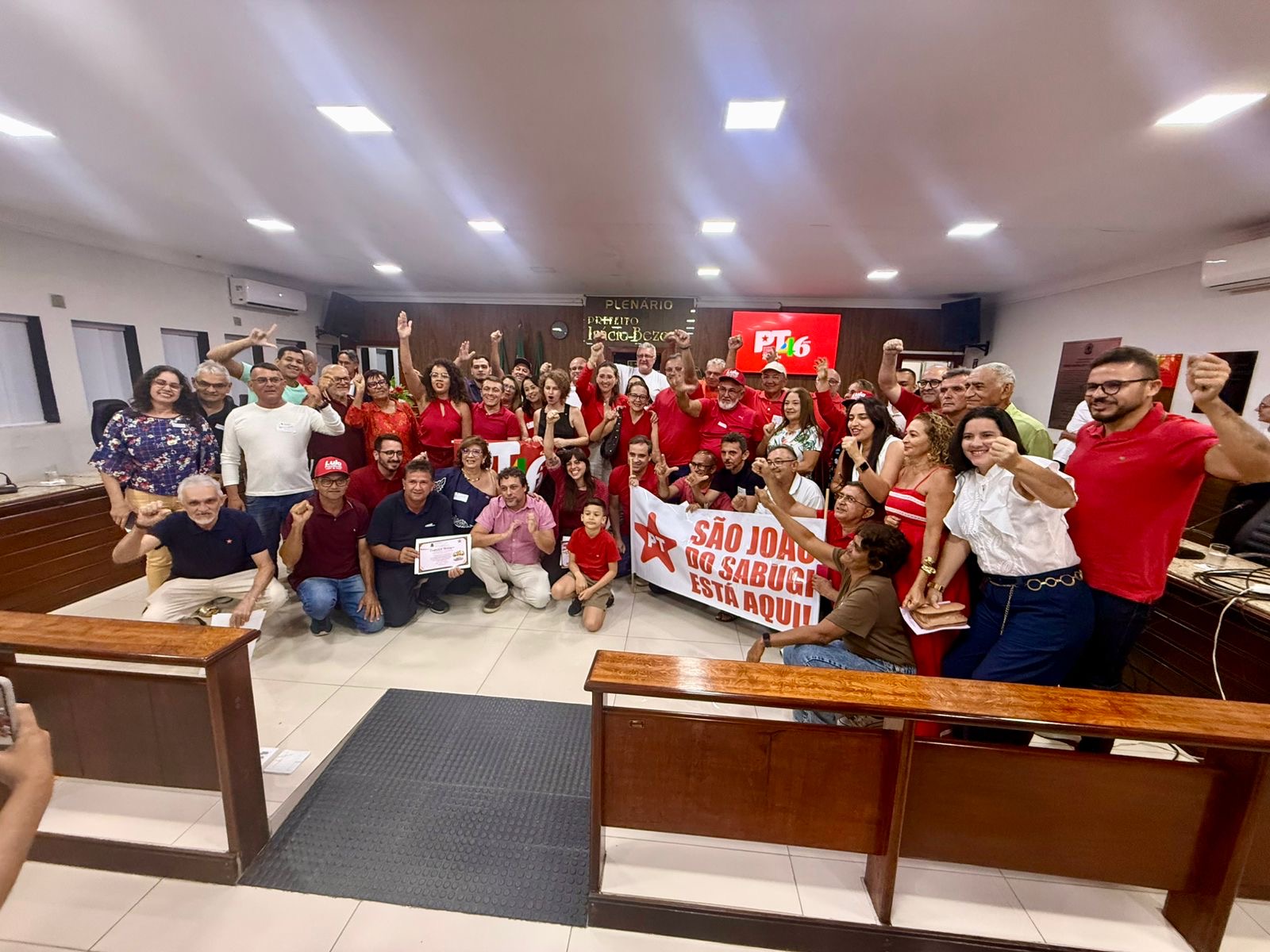 Sessão Solene homenageia 46 anos do PT em Caicó