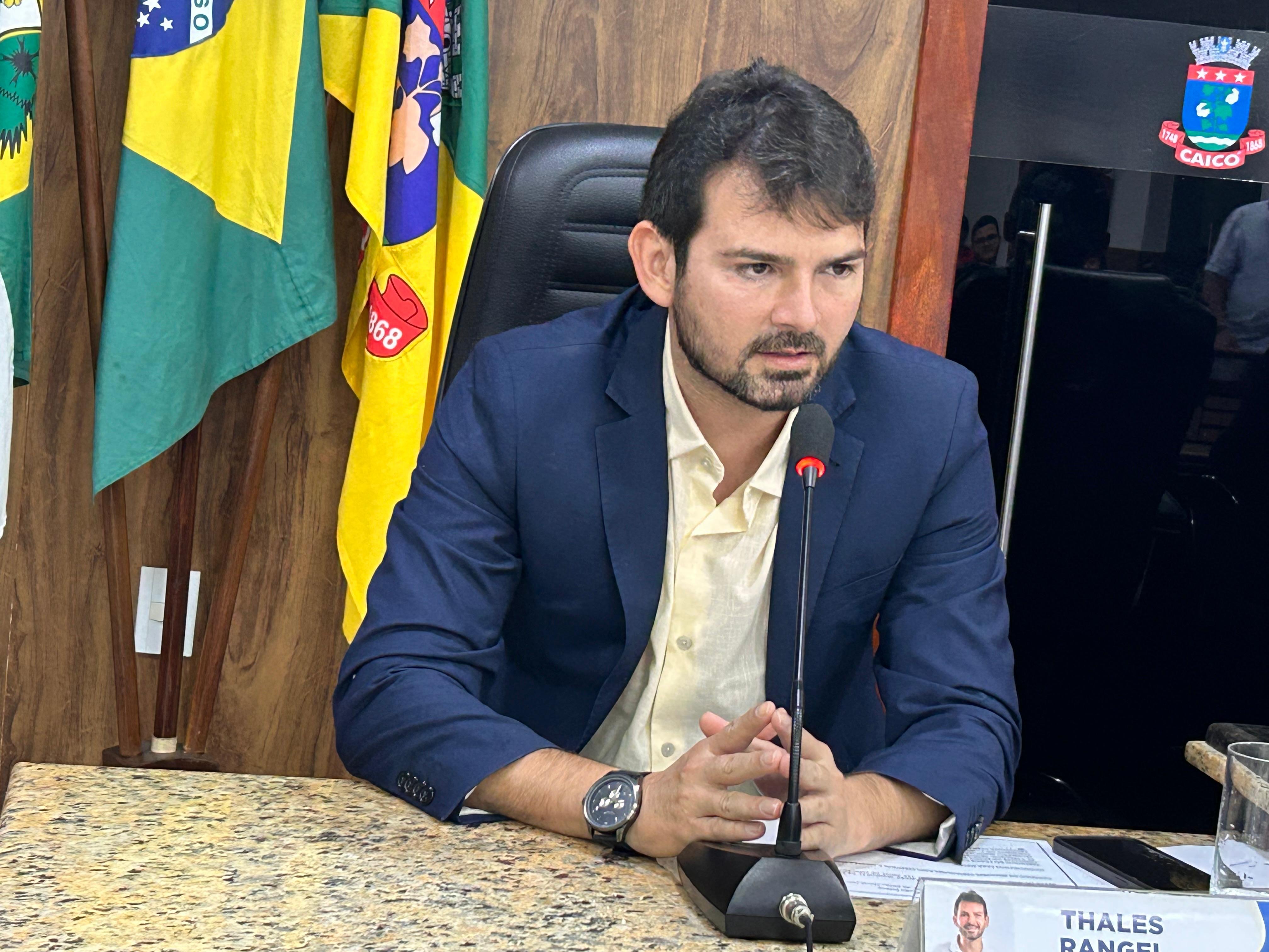 Vereador Thales Rangel solicita extensão da rede de água para a Comunidade Riacho da Serra